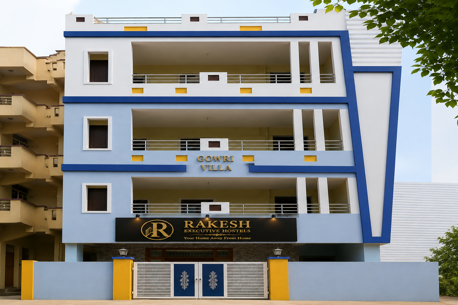 Rakesh Executive Boys Hostel Gowri Villa SR Nagar